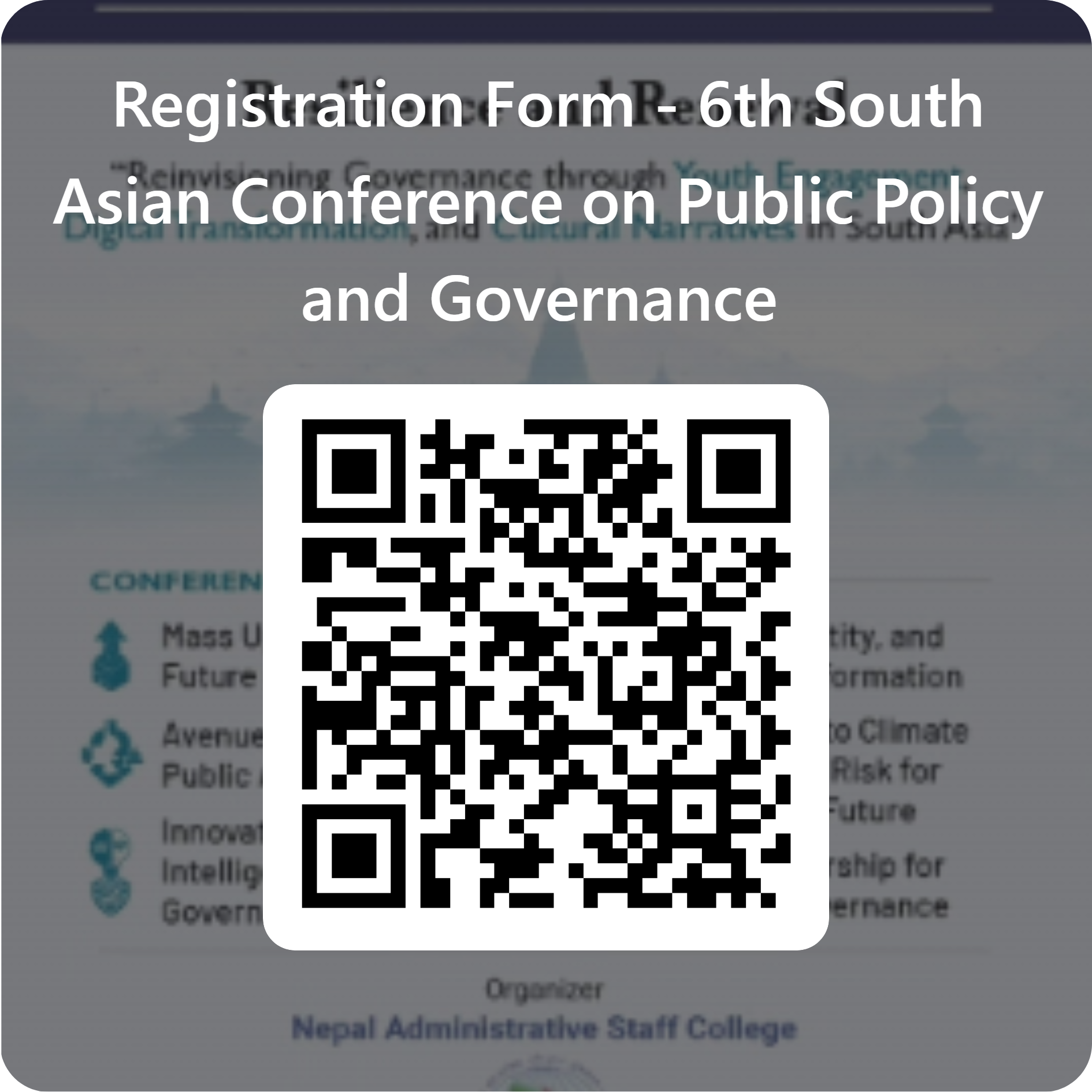 6th Conference Registration