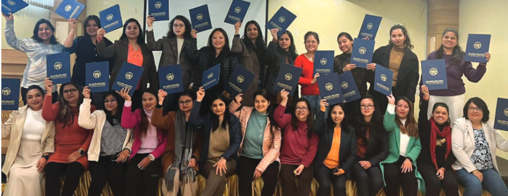 Participants of Leadership Excellence Program for Women Managers After the Graduation Ceremony